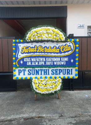 Papan Bunga Duka di Dolok Silau