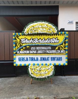 Papan Bunga Duka di Dolok Silau